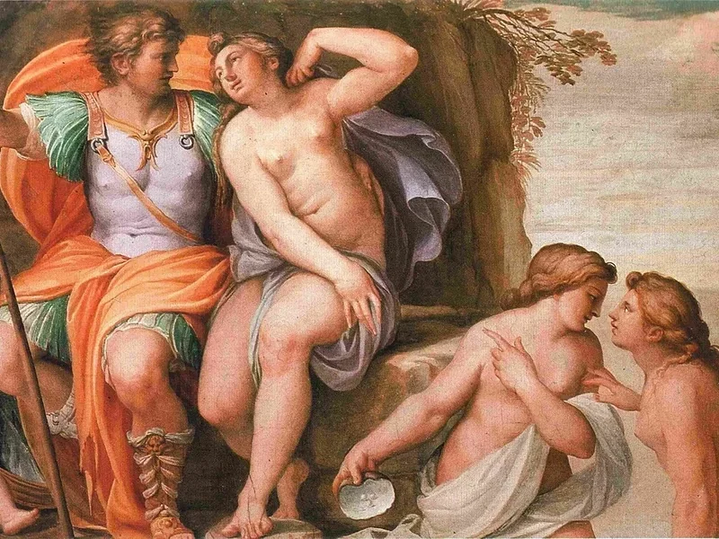1557-Agostino Carracci - Venere e Marte